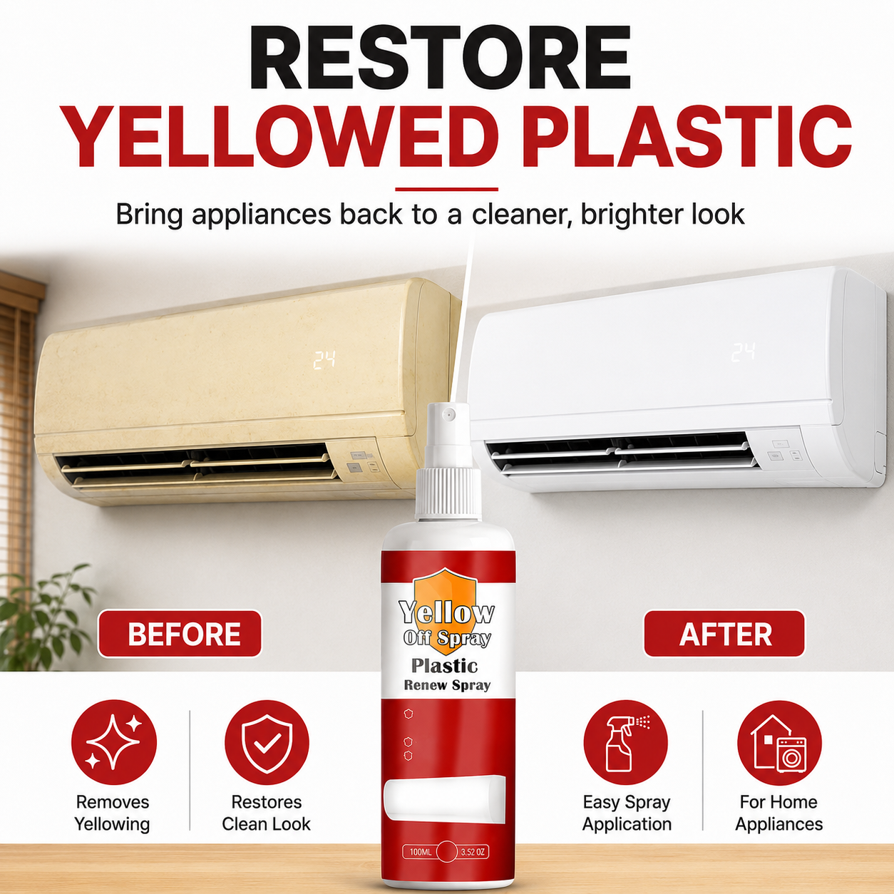 Plastic Renew Yellow-Off Spray Cleaner