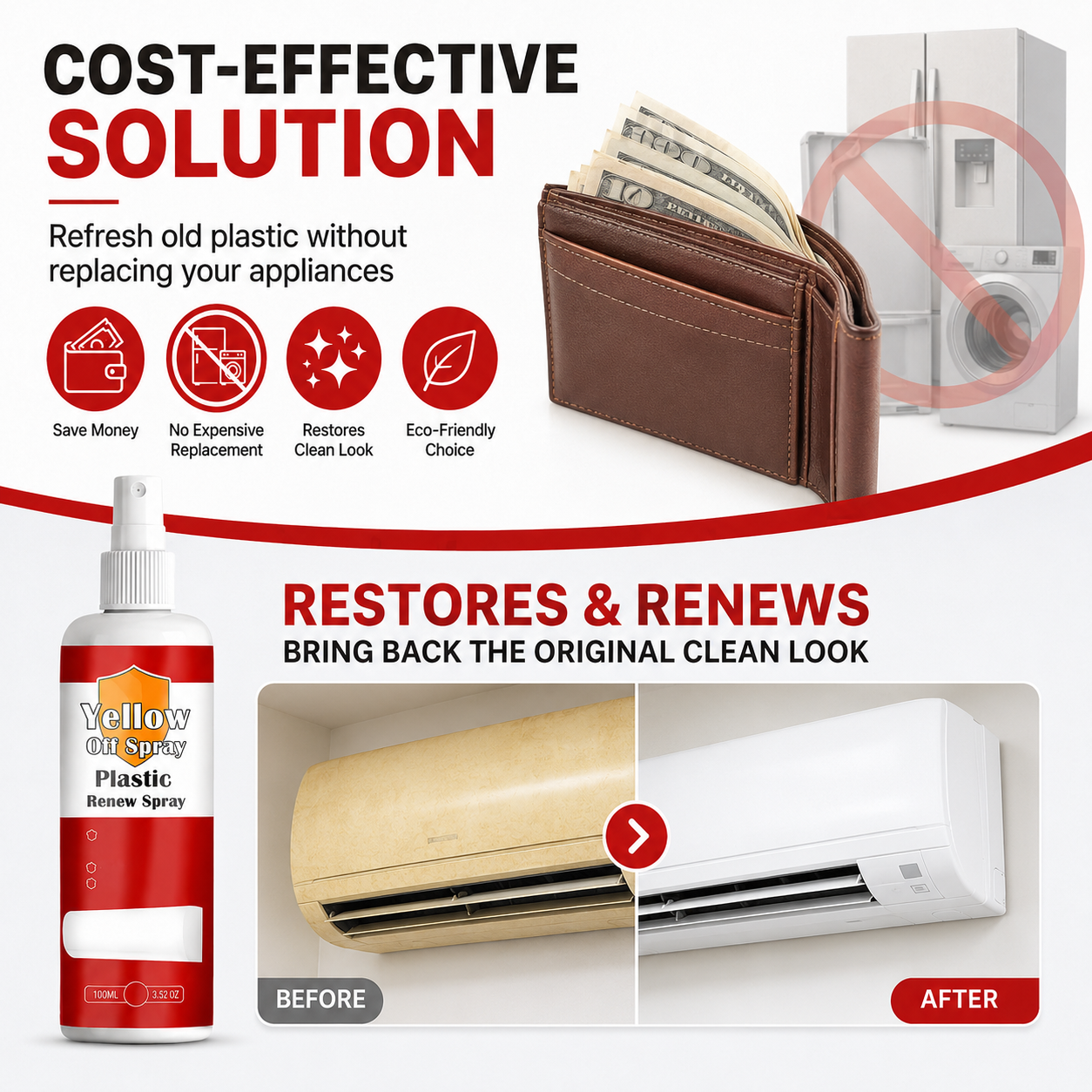 Plastic Renew Yellow-Off Spray Cleaner
