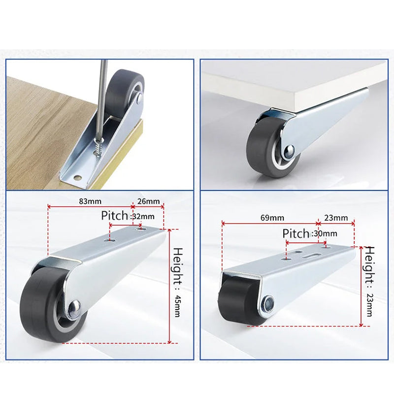 Smooth Quiet Directional Caster Wheel