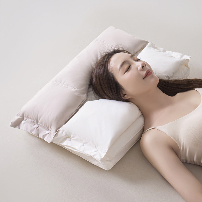 🔥 For a limited time 50% off 🔥 Soft and Hard Dual-Zone Neck Support Pillow