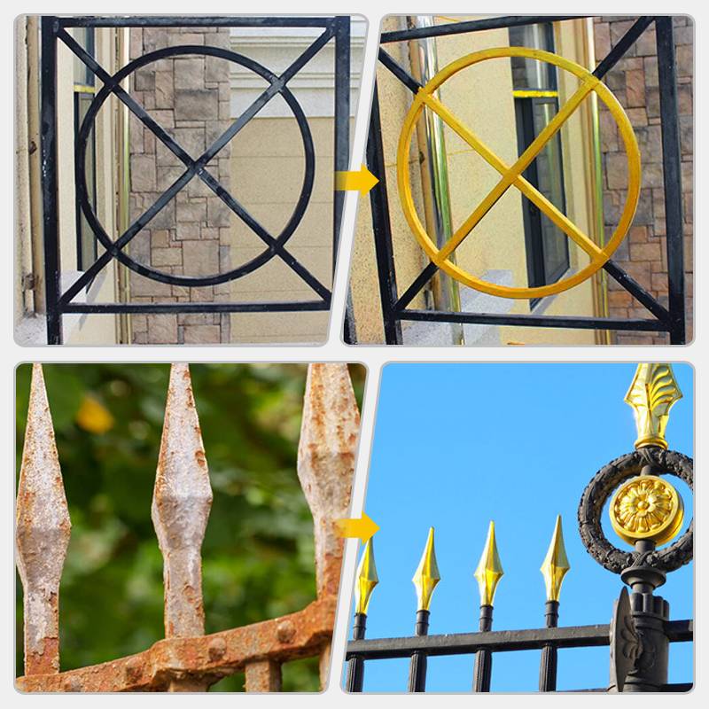 📢📢50 %  OFF !! ⏰Weather resistant water-based gold paint
