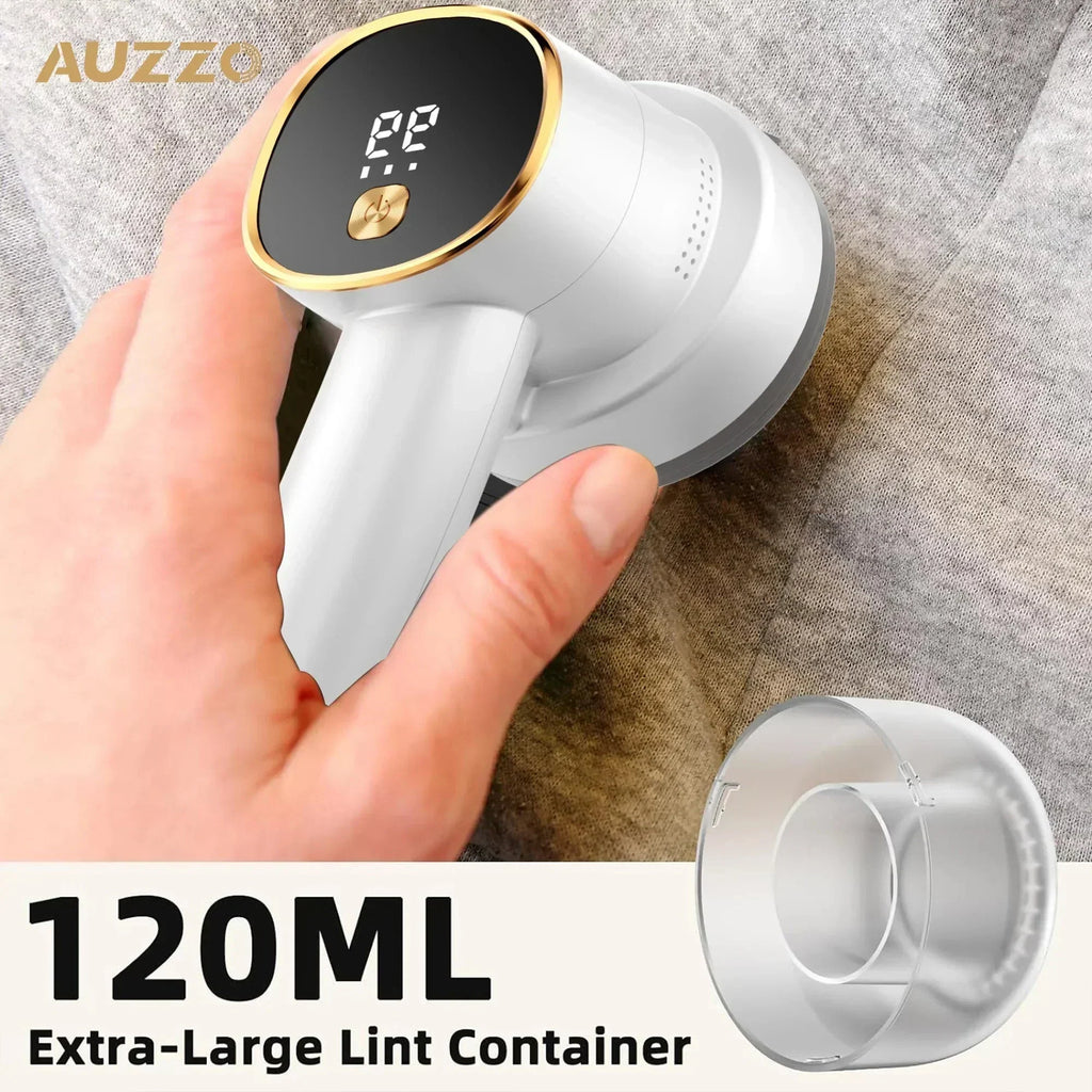 Lint remover quickly removes lint, fluff, and animal hair from coats, sweaters, and knitwear