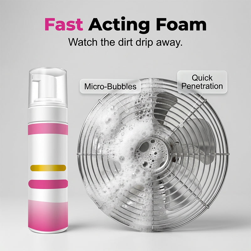 No-Rinse Fan Cleaner Spray