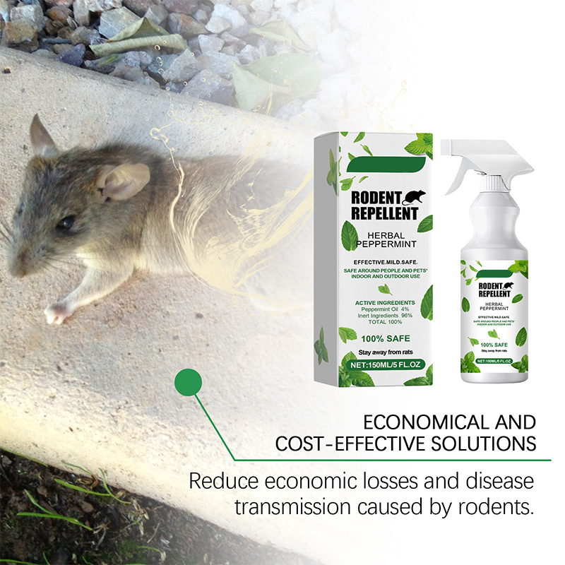 Natural Peppermint Oil Rodent Repellent Spray