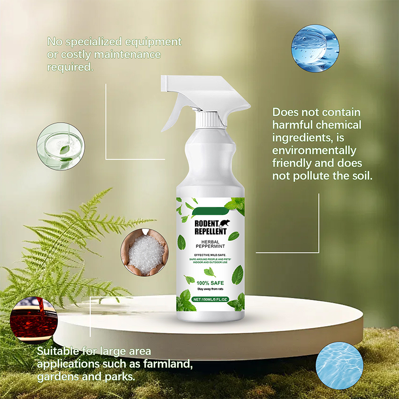 Natural Peppermint Oil Rodent Repellent Spray